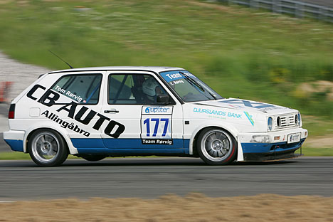 Tom Rørvig - også i en VW
(Foto: Anders Molin - Nimo Foto)